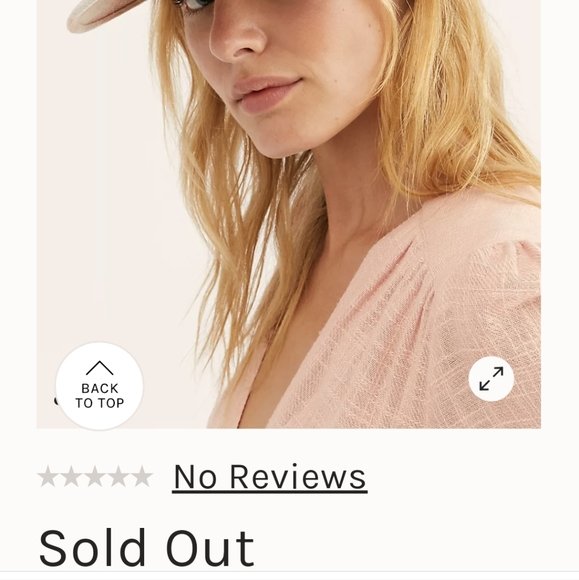 Free People Brixton Monroe Linen Visor Hat Pink Cream Stripe BNWT SO 1 Left! main image 5
